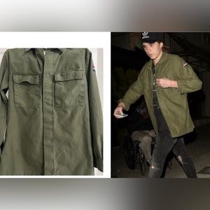 VINTAGE Army green MILITARY JACKET